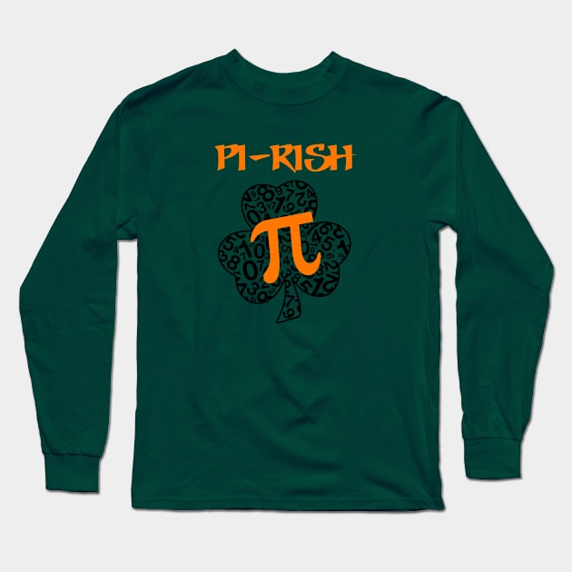 PI Day Pirish Long Sleeve T-Shirt by A Zee Marketing